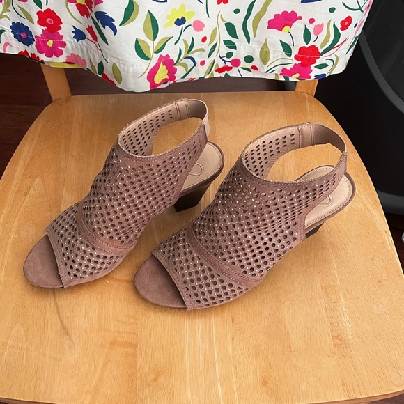 Madeline Open Toe Sling Back Booties 8M - Picture 10 of 14